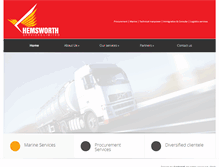 Tablet Screenshot of hemsworthservices.com